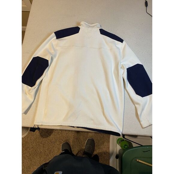 Tommy Hilfiger Jacket Men's 2XL Full Zip‎ Fleece Jacket W/ 3 Pockets & Elbow - Picture 13 of 14